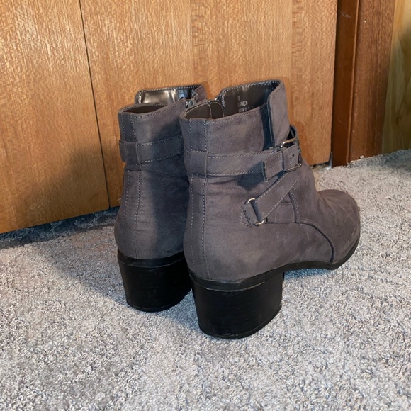 Grey Ankle Booties - Picture 3 of 4